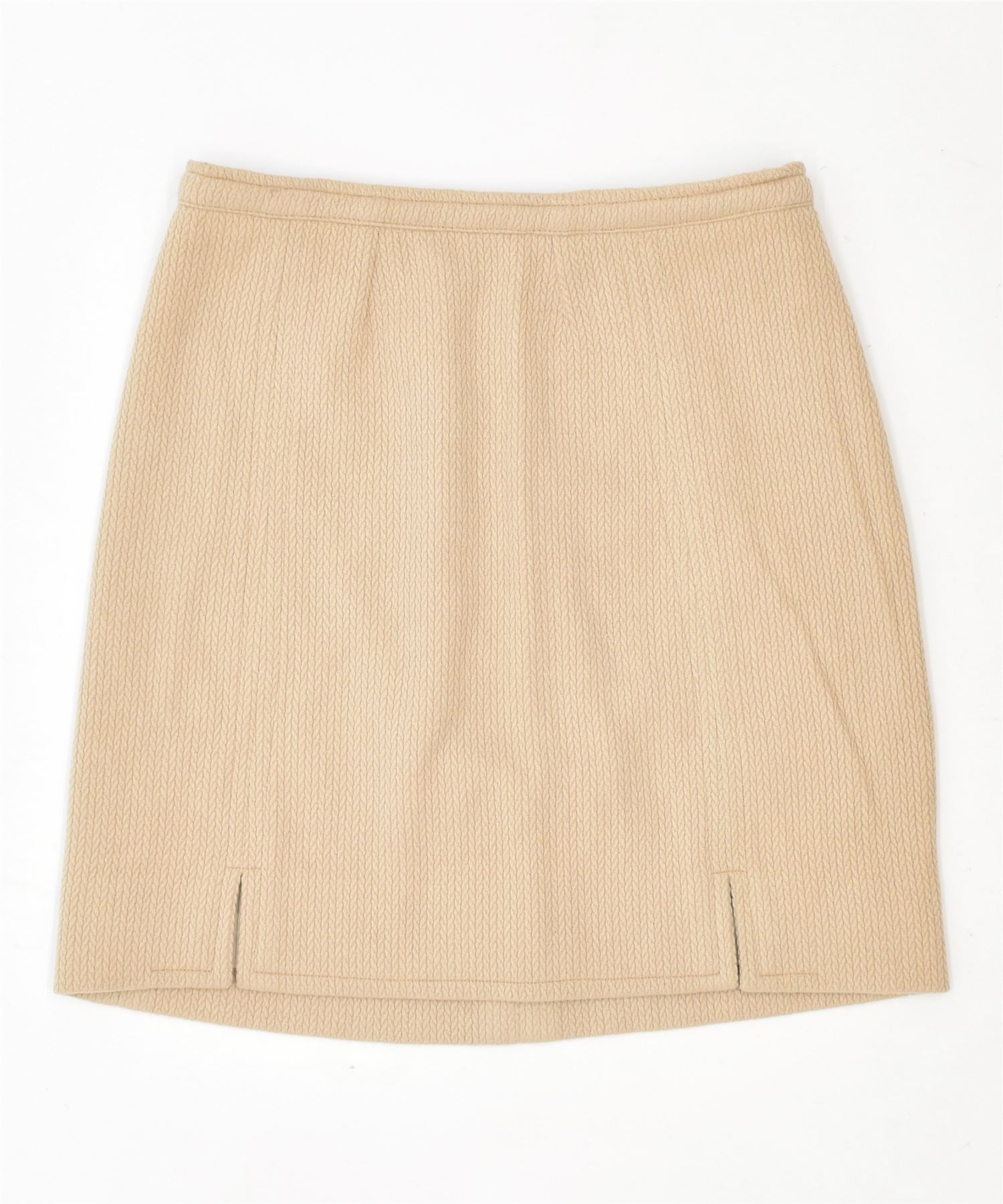 image of VINTAGE Womens Mini Skirt W30 Medium Beige