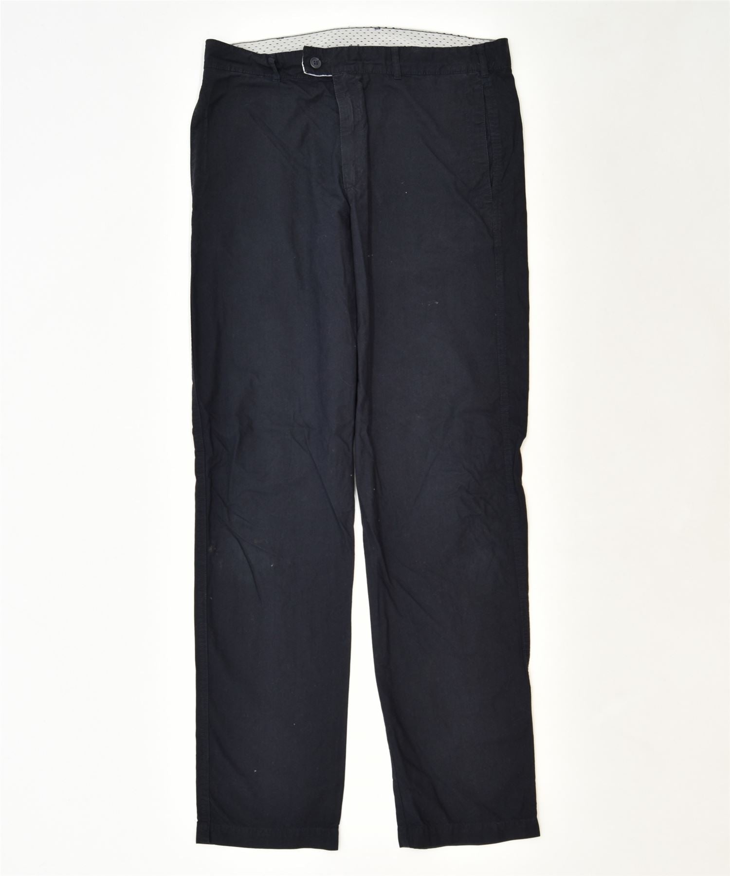 image of NORTH SAILS Womens Slim Chino Trousers W36 L36 Navy Blue Cotton Classic