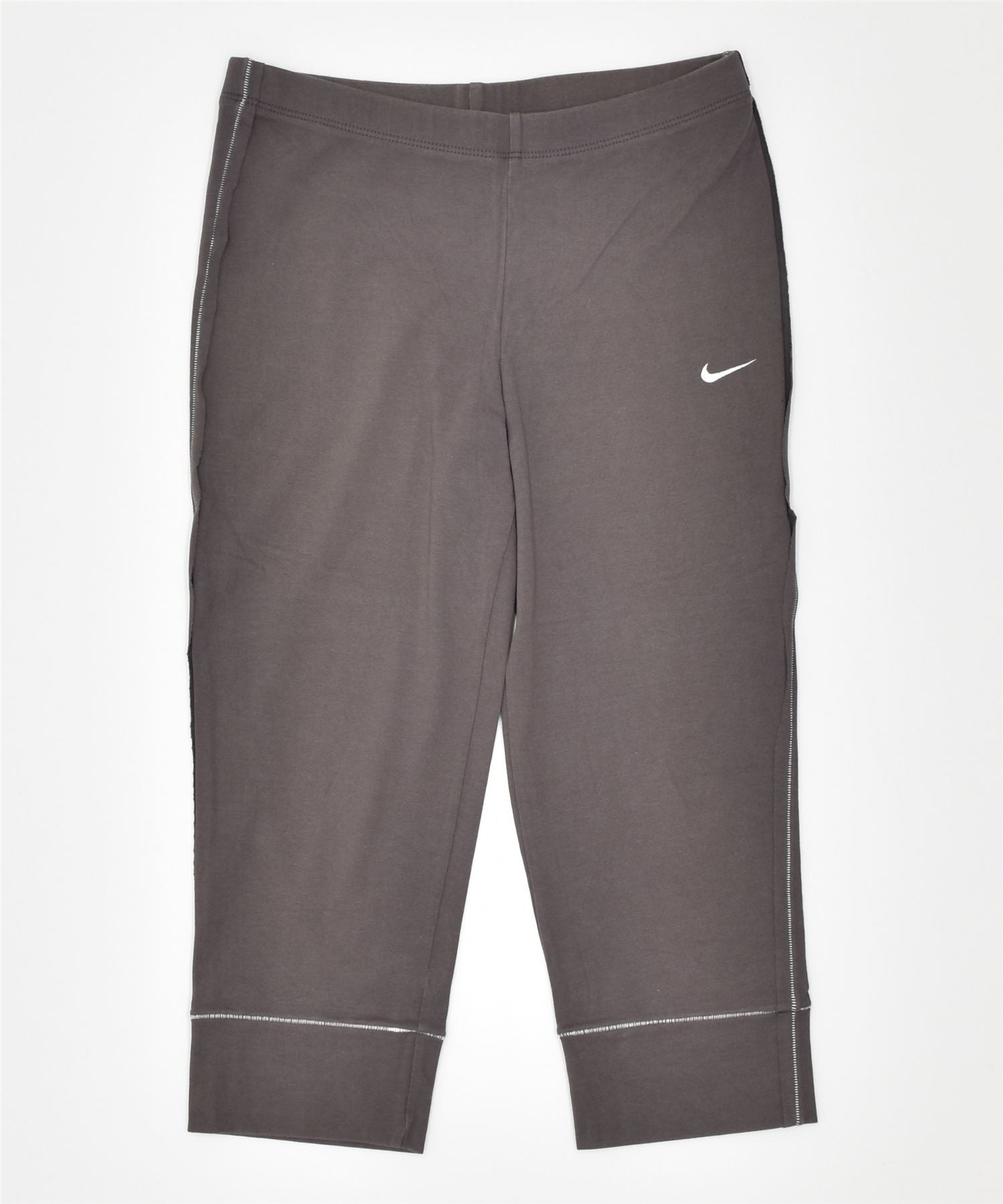 Image of NIKE Womens Leggings UK 8/10 Small Brown Cotton