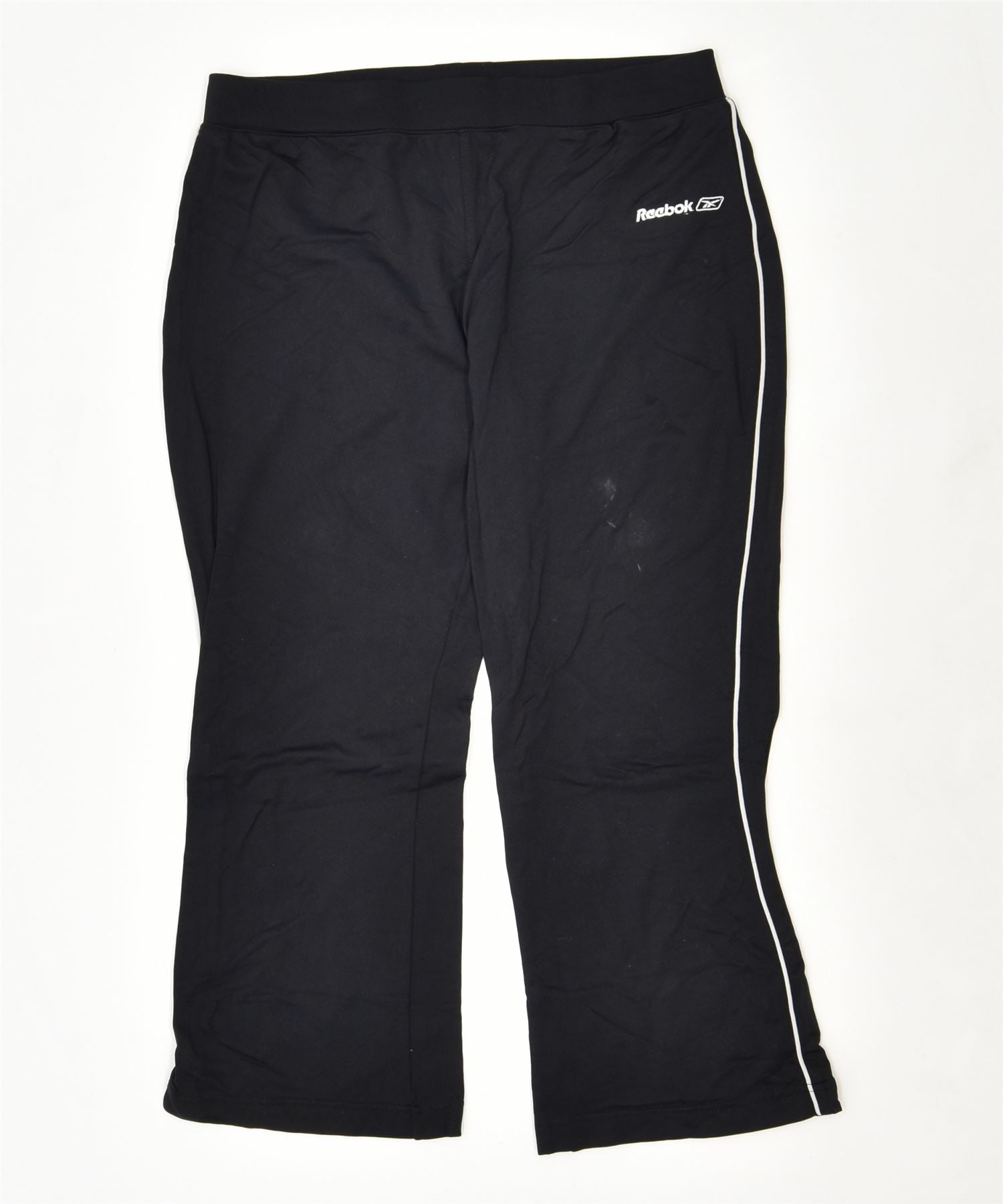 Image of REEBOK Womens Tracksuit Trousers Large Black Nylon