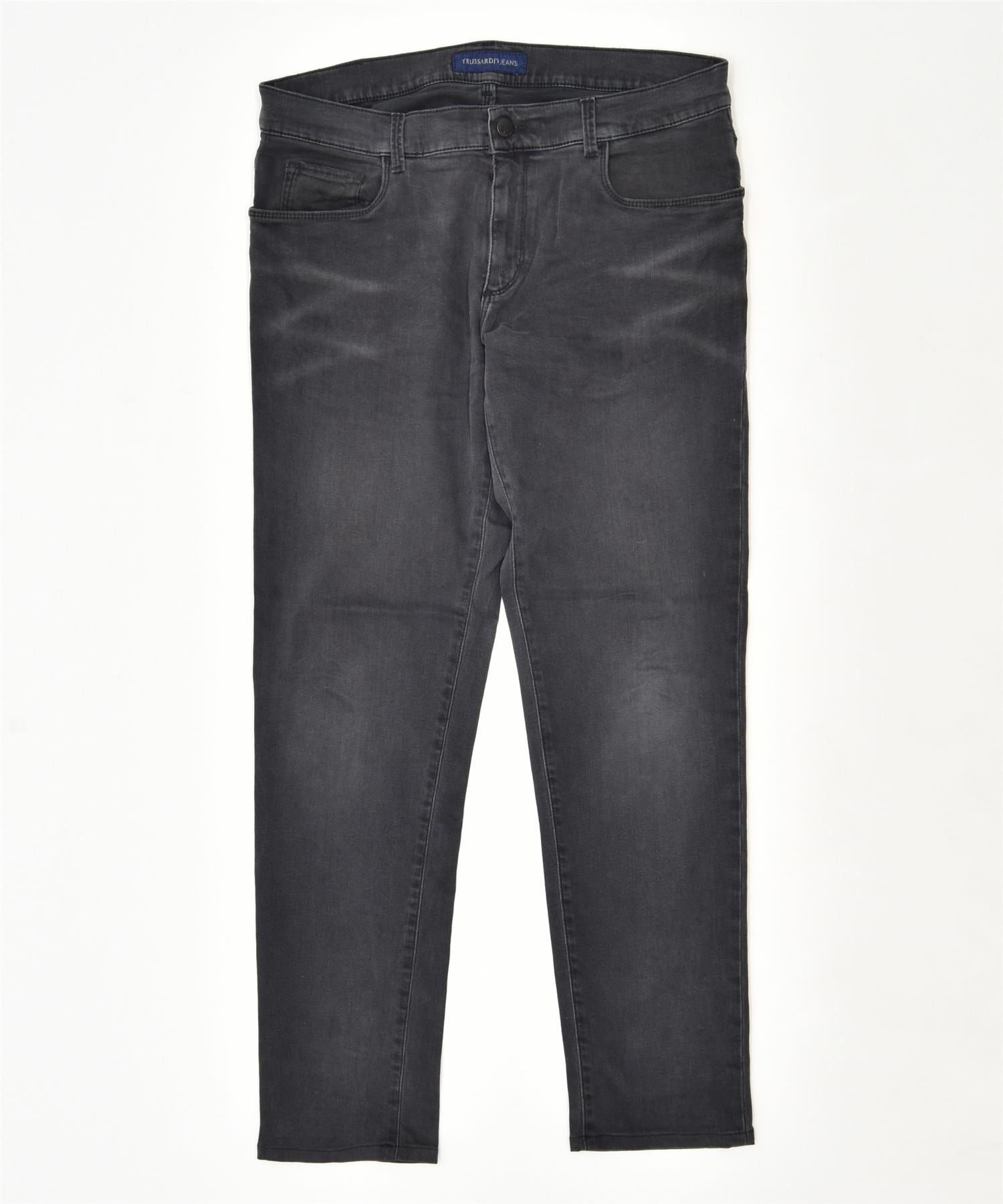 image of TRUSSARDI Mens Slim Jeans W34 L31 Grey