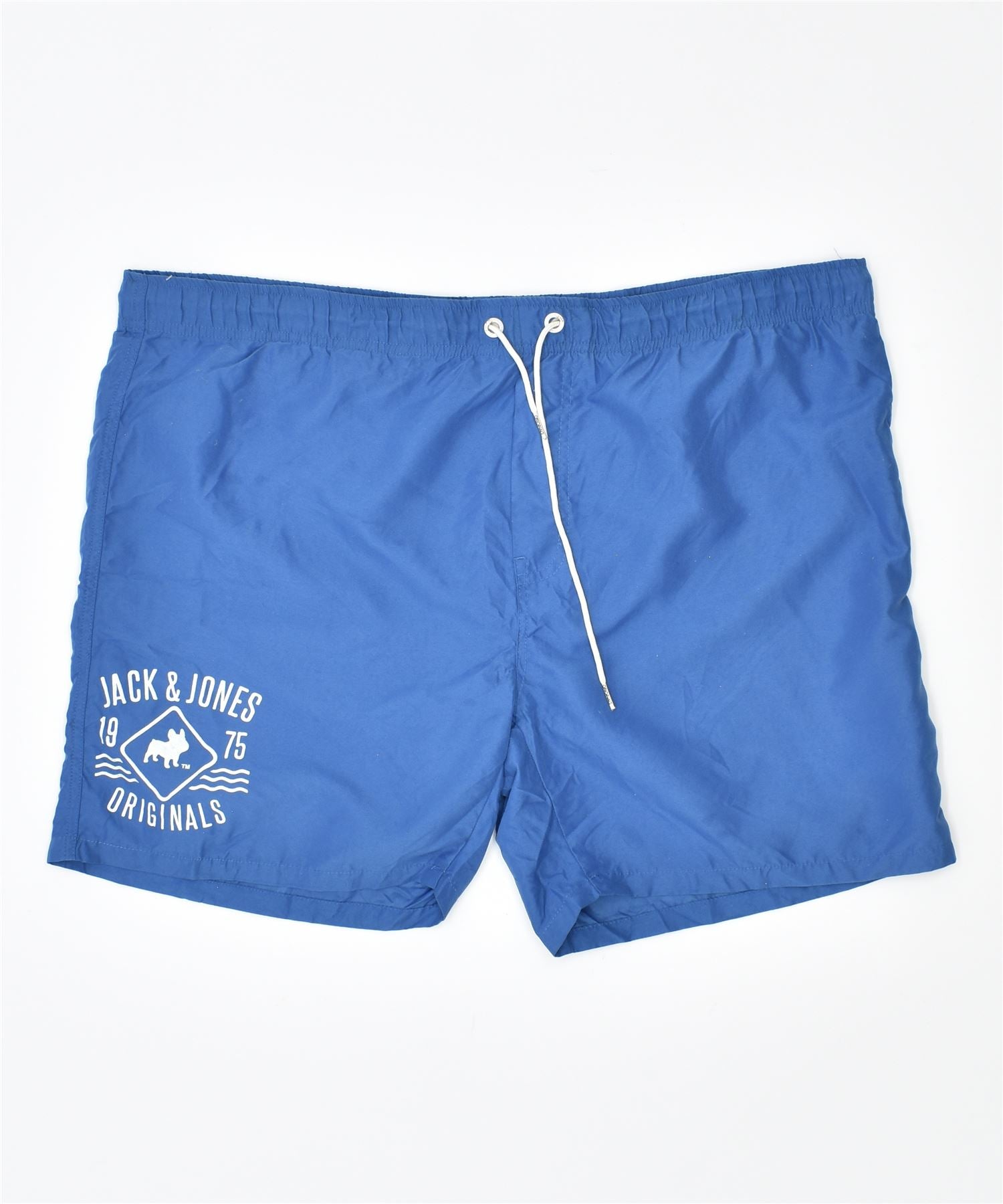 image of JACK & JONES Mens Sport Shorts XL Blue Polyester