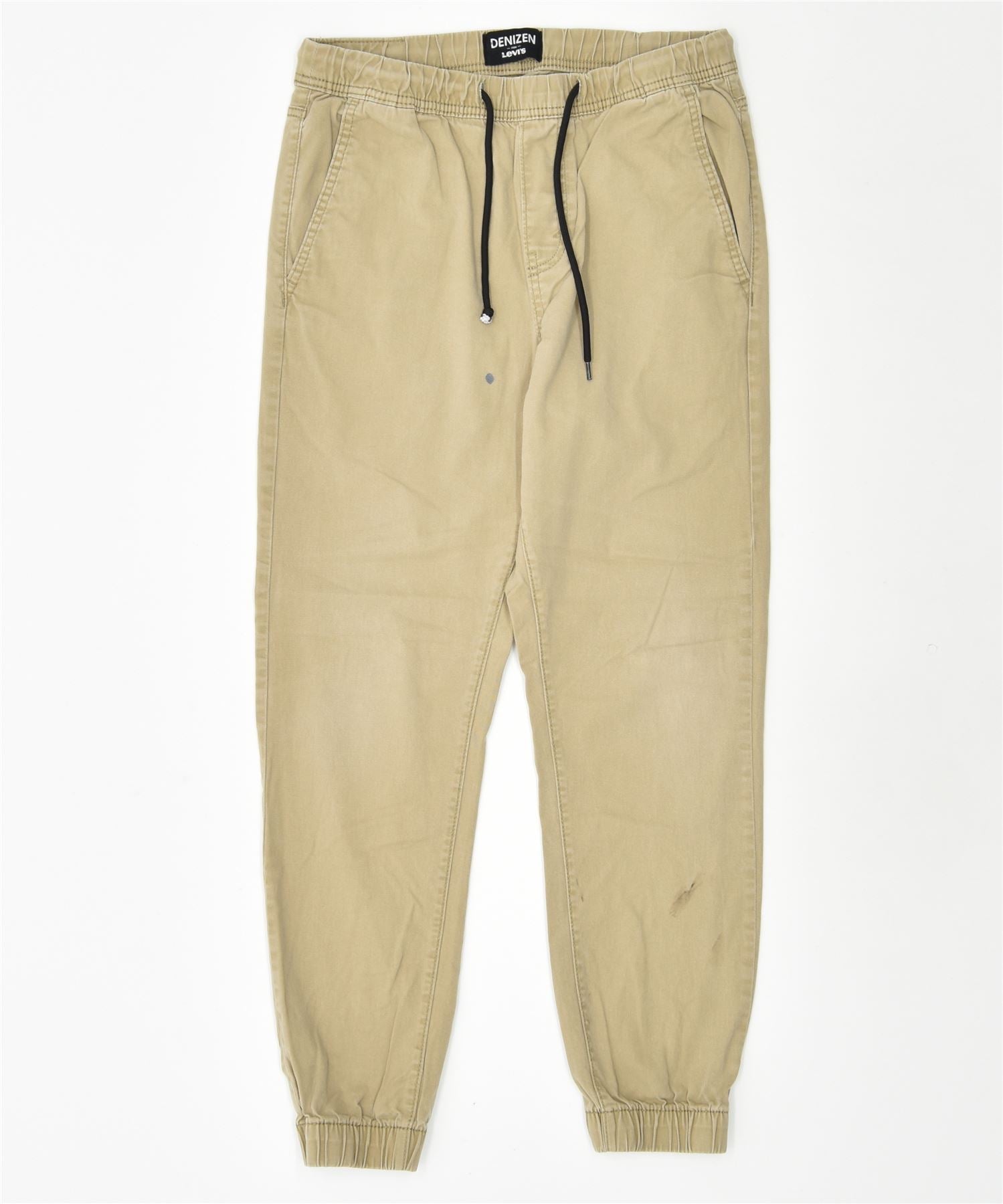LEVI'S Womens Denizen Joggers Trousers W30 L26 Beige Cotton | Messina Hembry