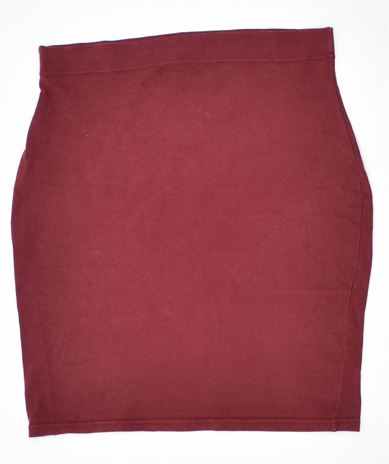 image of ONYX Womens Pencil Skirt Small W27 Burgundy Vintage