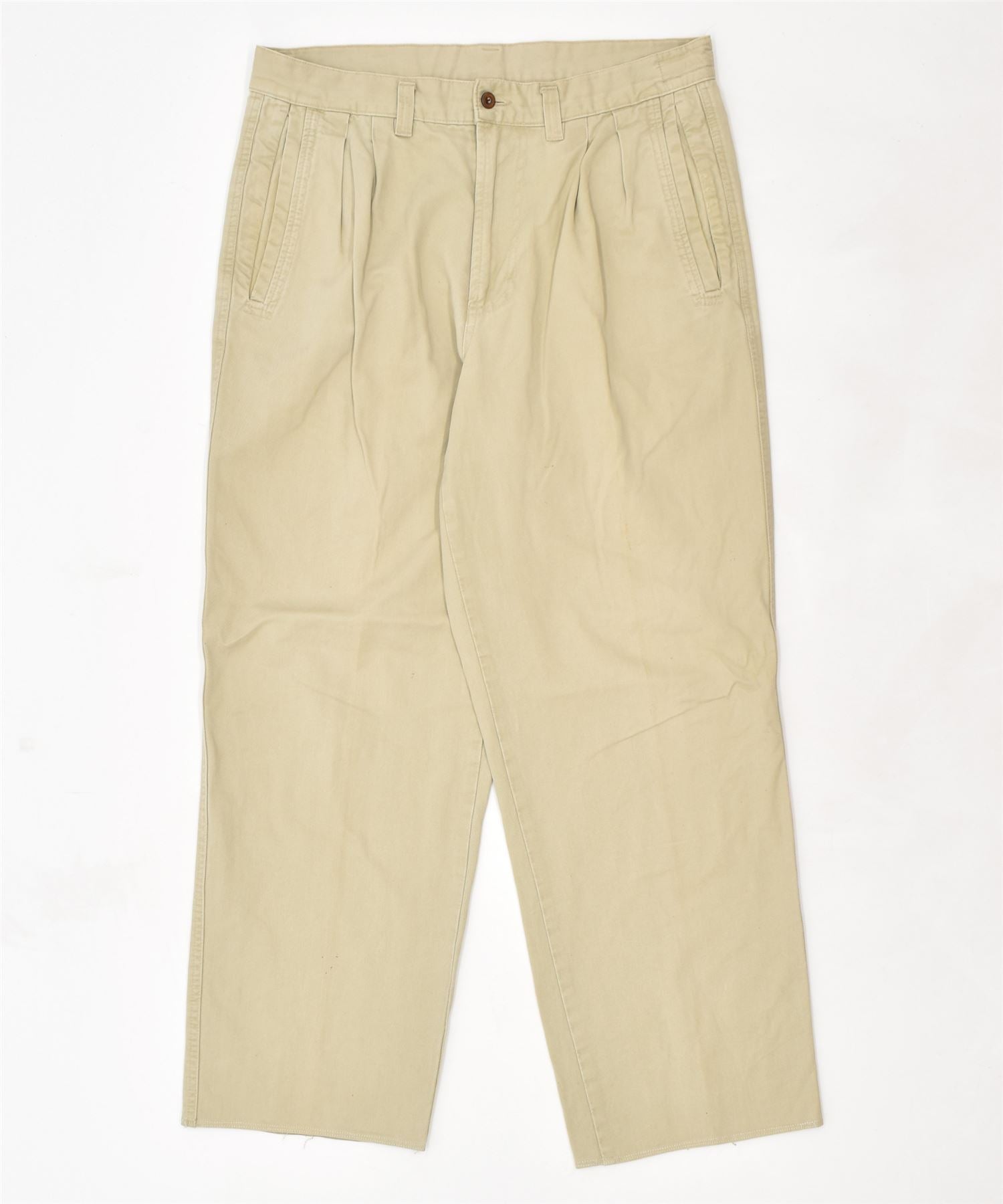 Image of CARRERA Mens Pegged Chino Trousers W34 L29 Beige