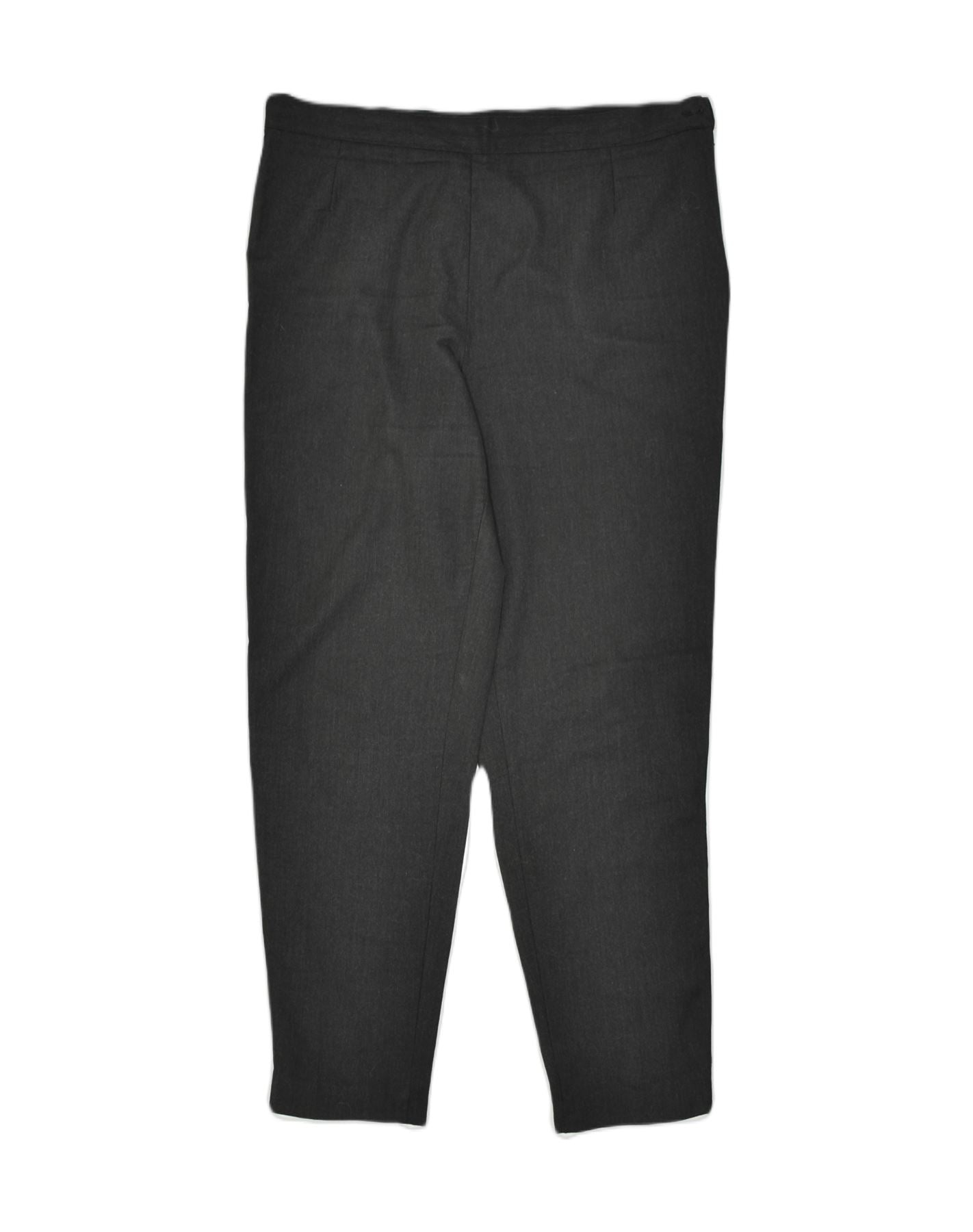 image of VINTAGE Womens Tapered Casual Trousers W36 L28 Black