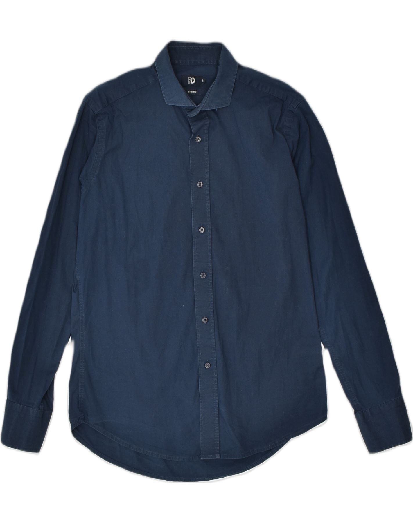 image of DACK'S Mens Shirt Medium Blue Cotton