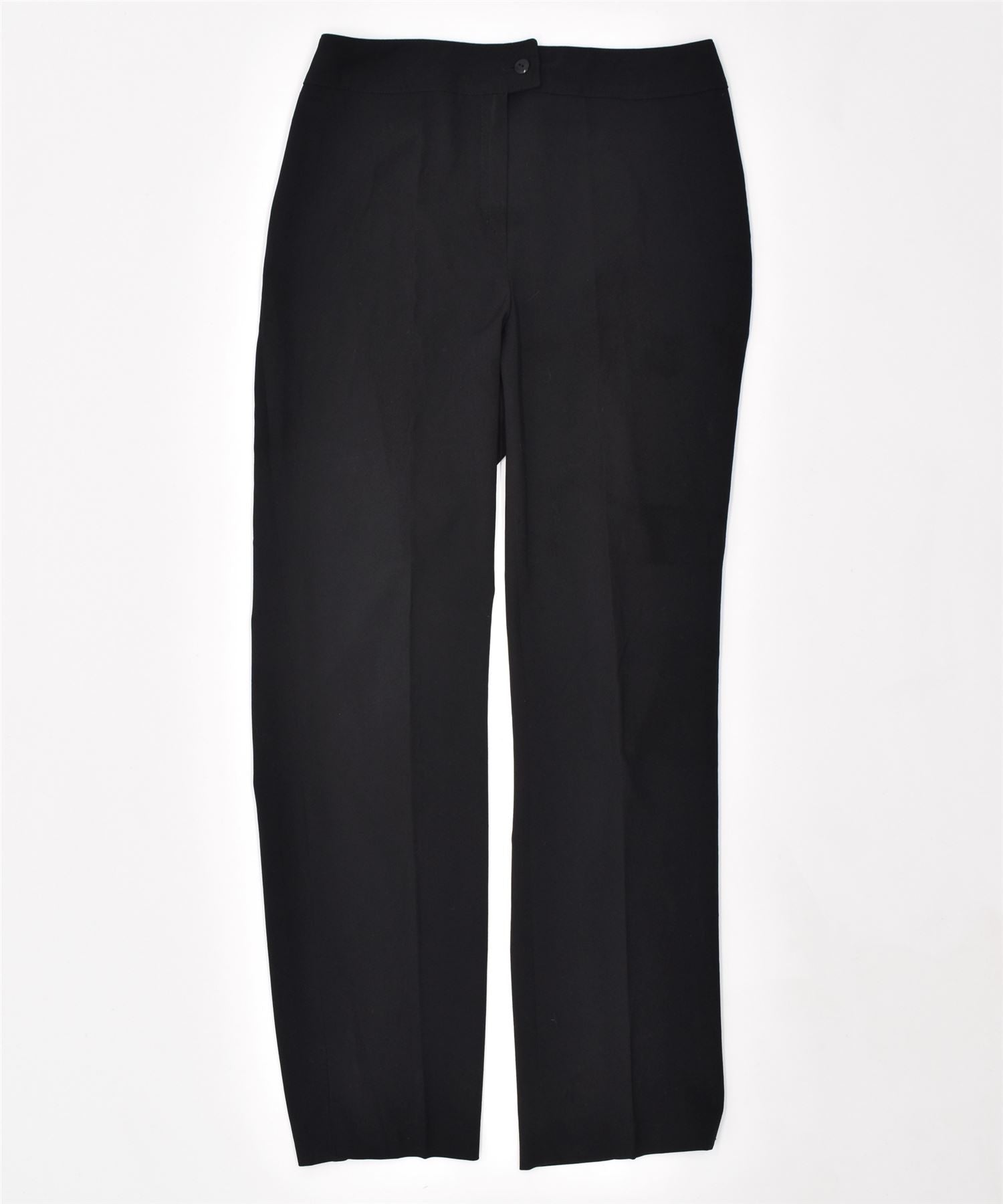 image of VINTAGE Womens Straight Suit Trousers W28 L29 Black