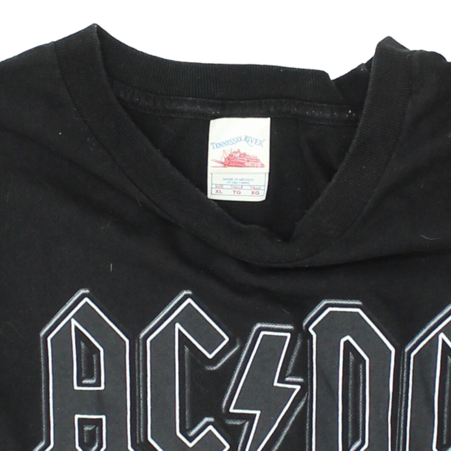 AC/DC Back In Black Mens Tshirt | Vintage Rock Music Band Tee VTG