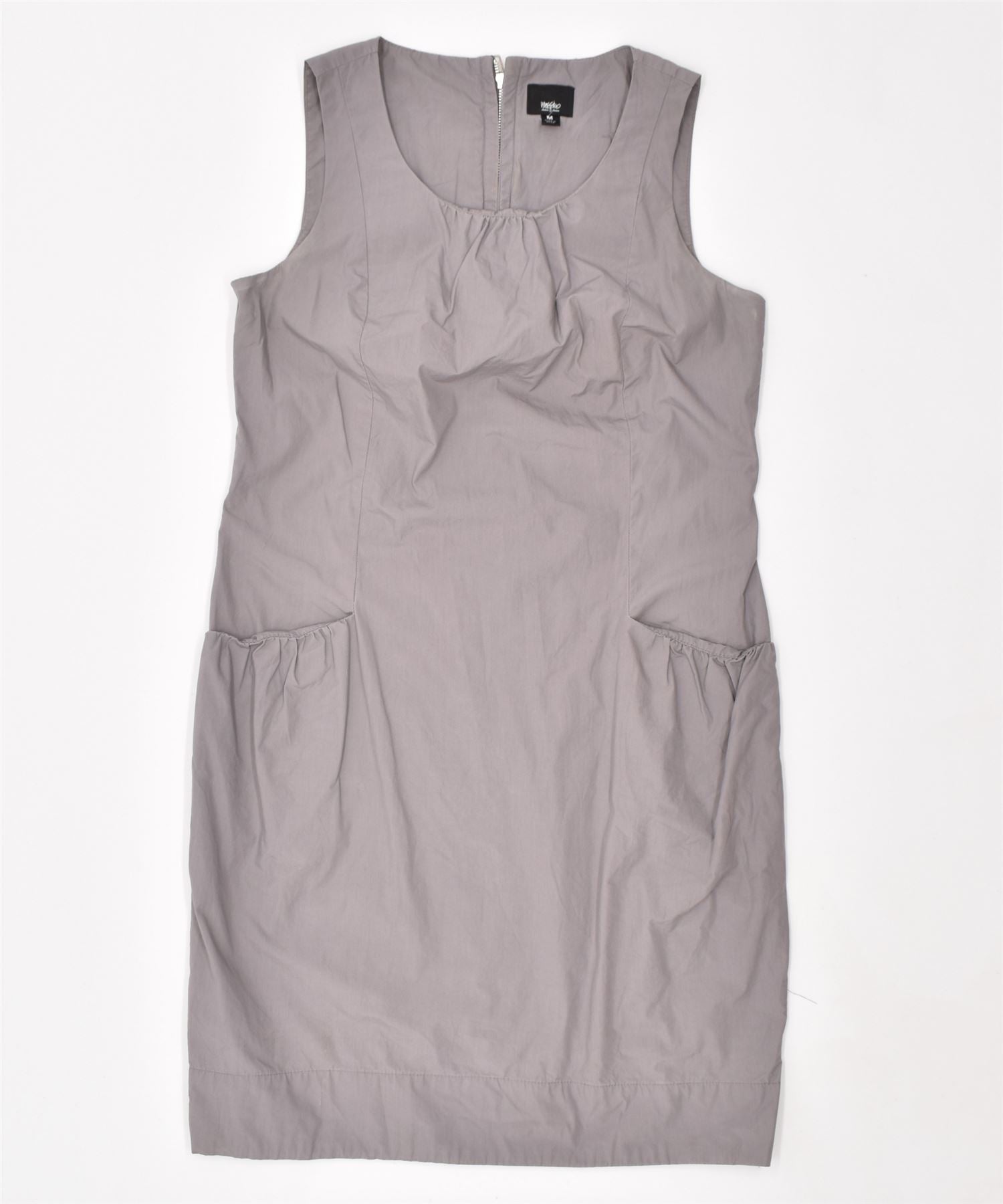 image of MOSSIMO Womens Basic Dress UK 12 Medium Grey