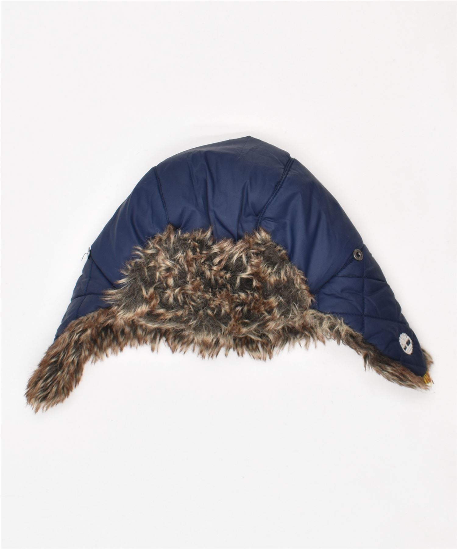 image of TIMBERLAND Boys Trapper Hat 8-9 Years Navy Blue Polyester