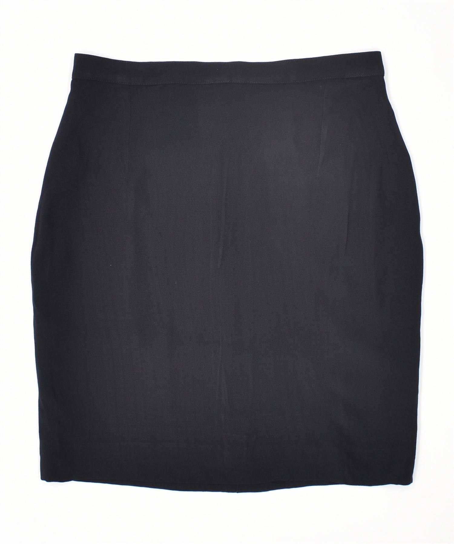 image of LELLA PINTO Womens Pencil Skirt IT 44 Medium W28 Black Acetate Vintage