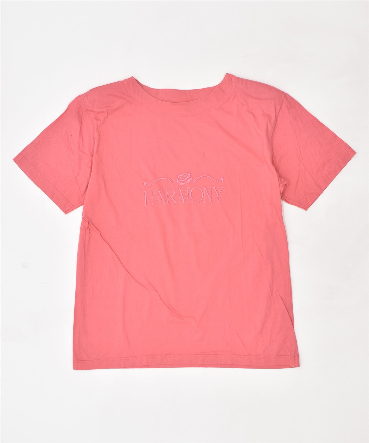 image of NEW FAST Womens Graphic T-Shirt Top UK 14 Medium Pink Cotton Vintage