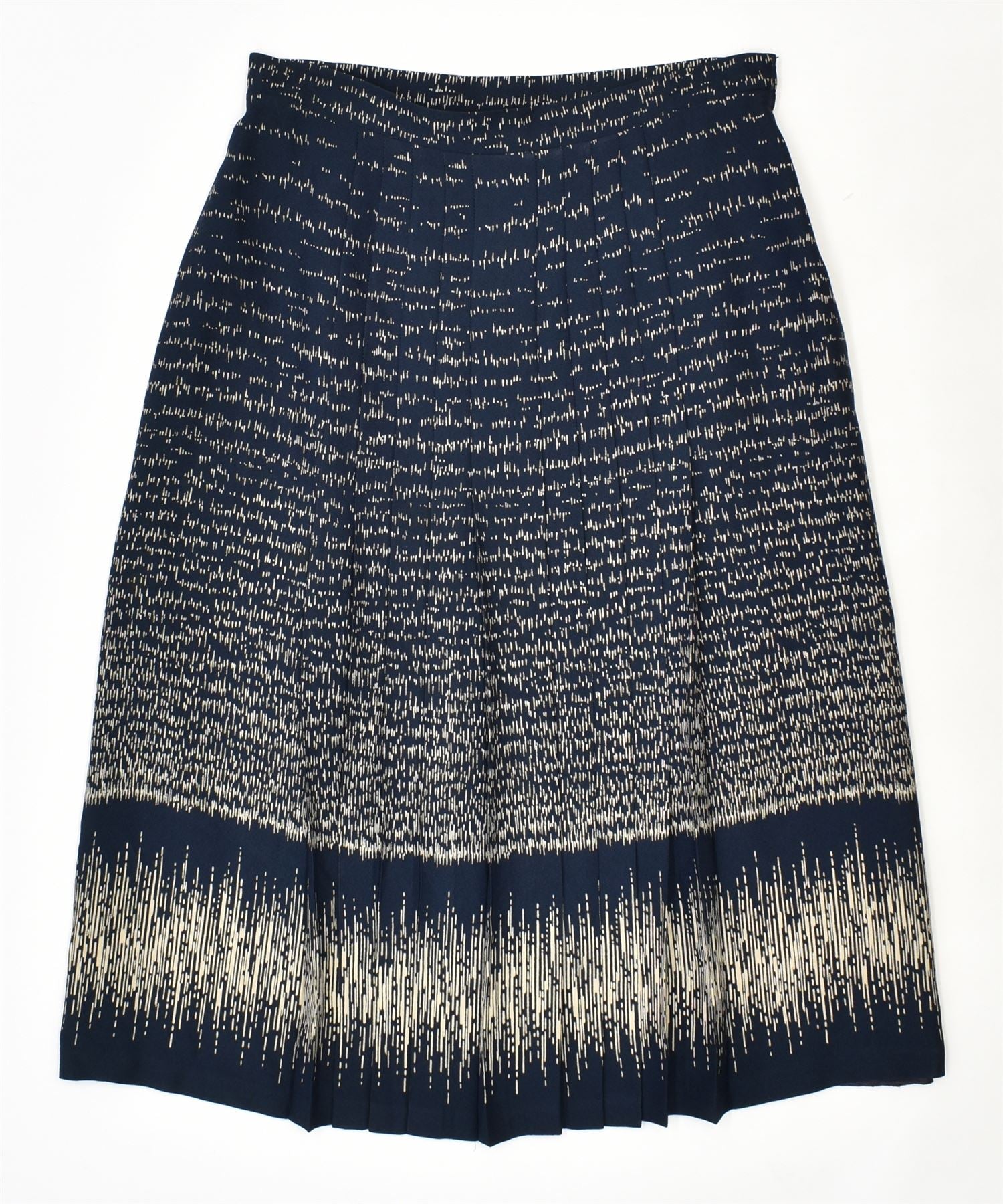 image of VINTAGE Womens A-Line Skirt IT 44 Medium W28 Navy Blue