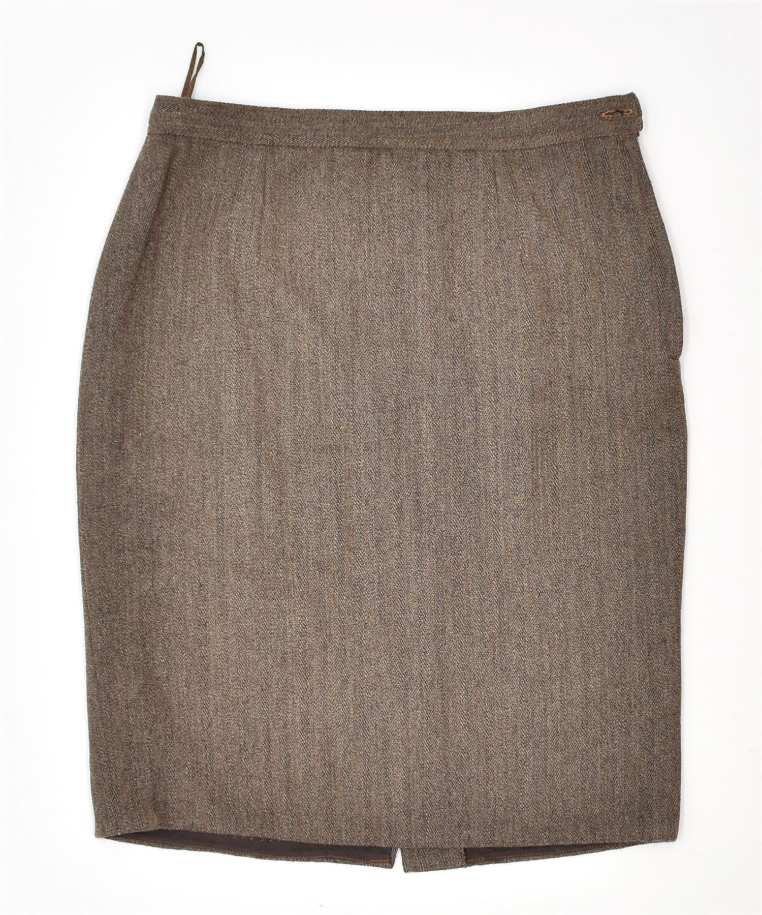 image of VINTAGE Womens Pencil Skirt Small W28 Brown