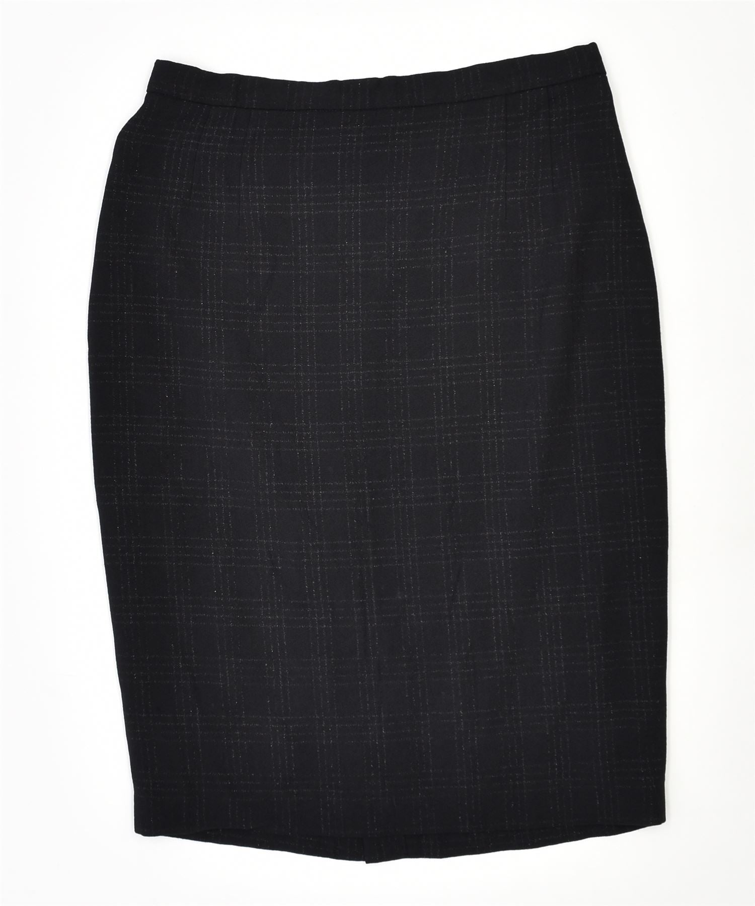 Image of LUISA SPAGNOLI Womens Pencil Skirt IT 44 Medium W28 Black Viscose