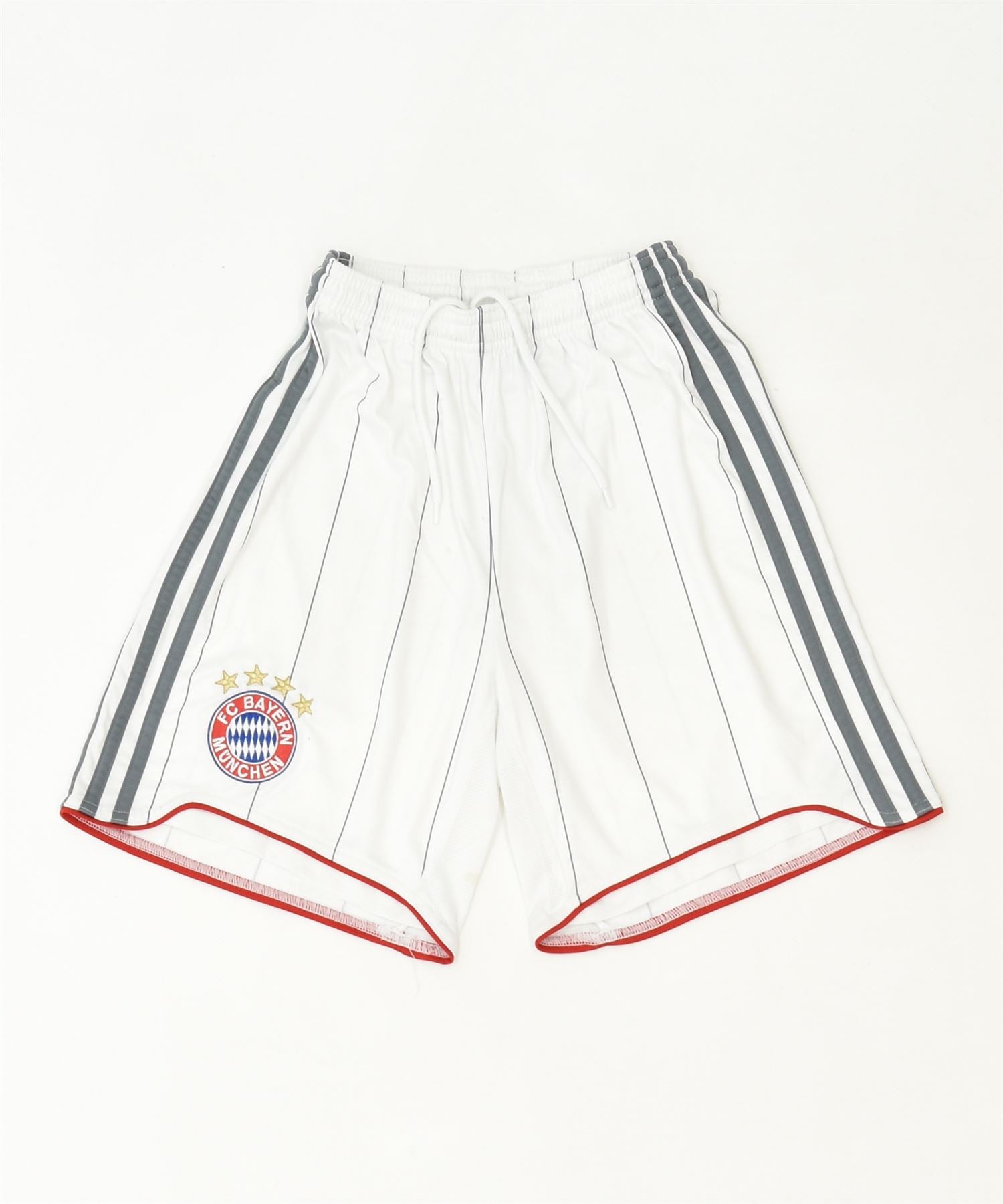 image of ADIDAS Boys FC Bayern Munchen Sport Shorts 11-12 Years White Sports