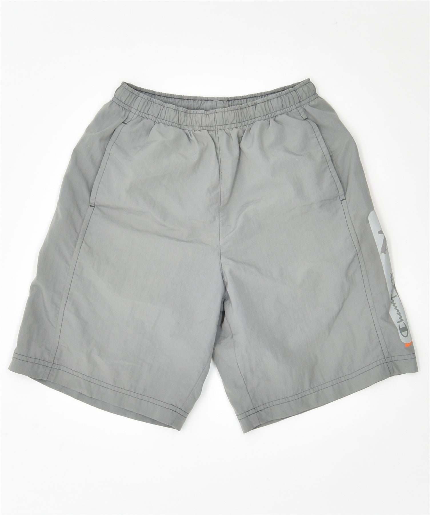 image of CHAMPION Boys Sport Shorts 11-12 Years W24 Grey Polyamide