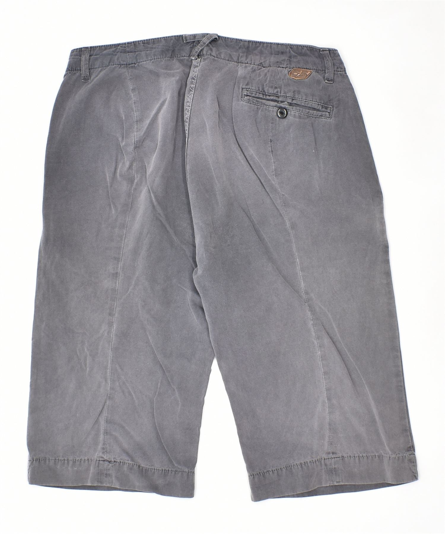 5DSL BY DIESEL Mens Bermuda Shorts W29 Small Grey Cotton