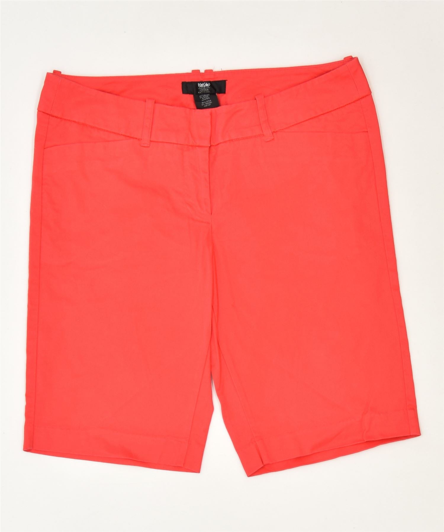 image of MOSSIMO Womens Casual Shorts US 10 Large W34 Red Cotton Classic