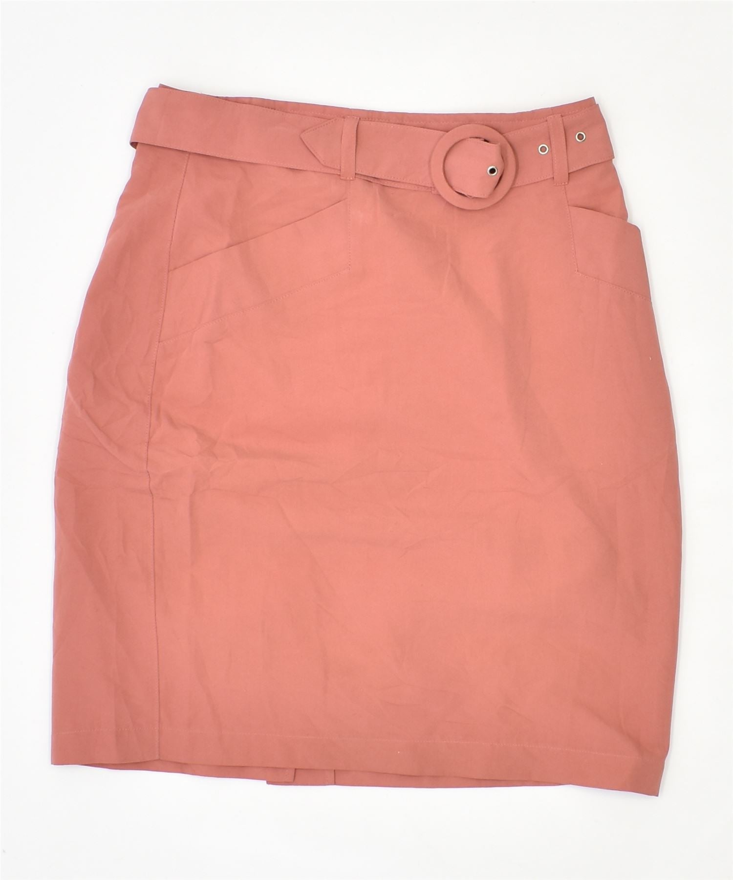 Image of UNITED COLORS OF BENETTON Womens Straight Skirt IT 40 Small W26 Pink