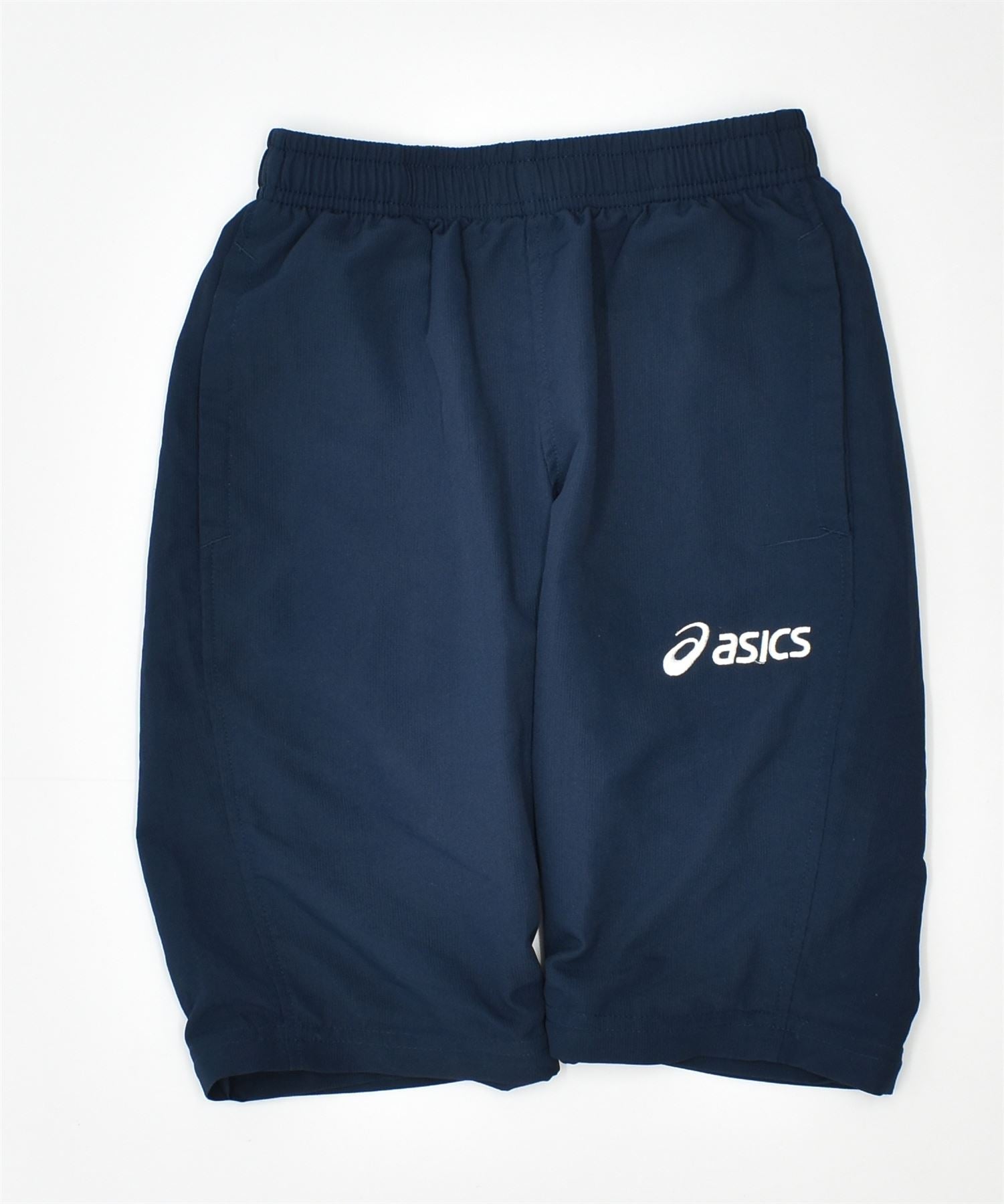 Image of ASICS Boys Sport Shorts 7-8 Years Blue Polyester