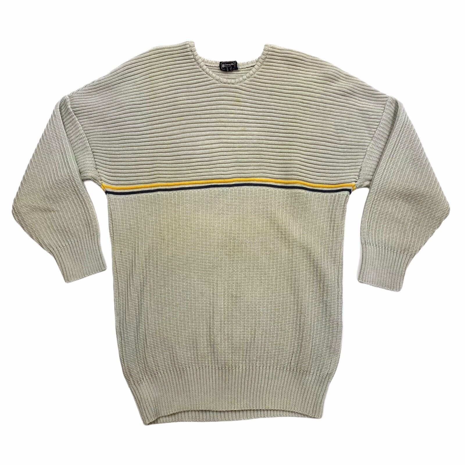 image of Ermenegildo Zegna Long Sleeve Knitted Jumper Dress | Vintage High End Designer