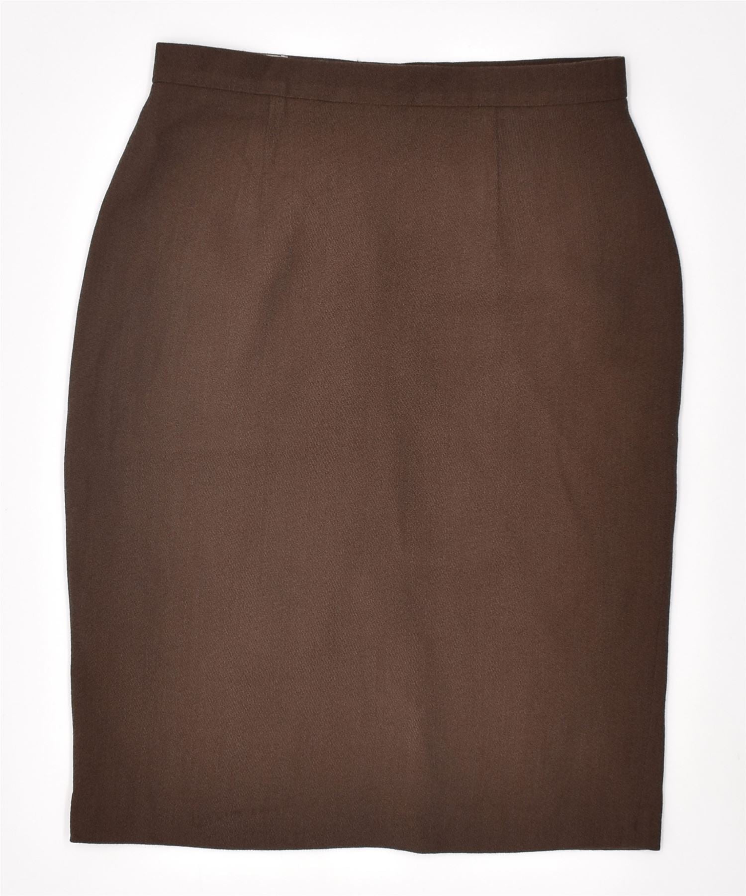 image of SONIA KELLER Womens Slim Pencil Skirt IT 42 Medium W26 Brown Viscose