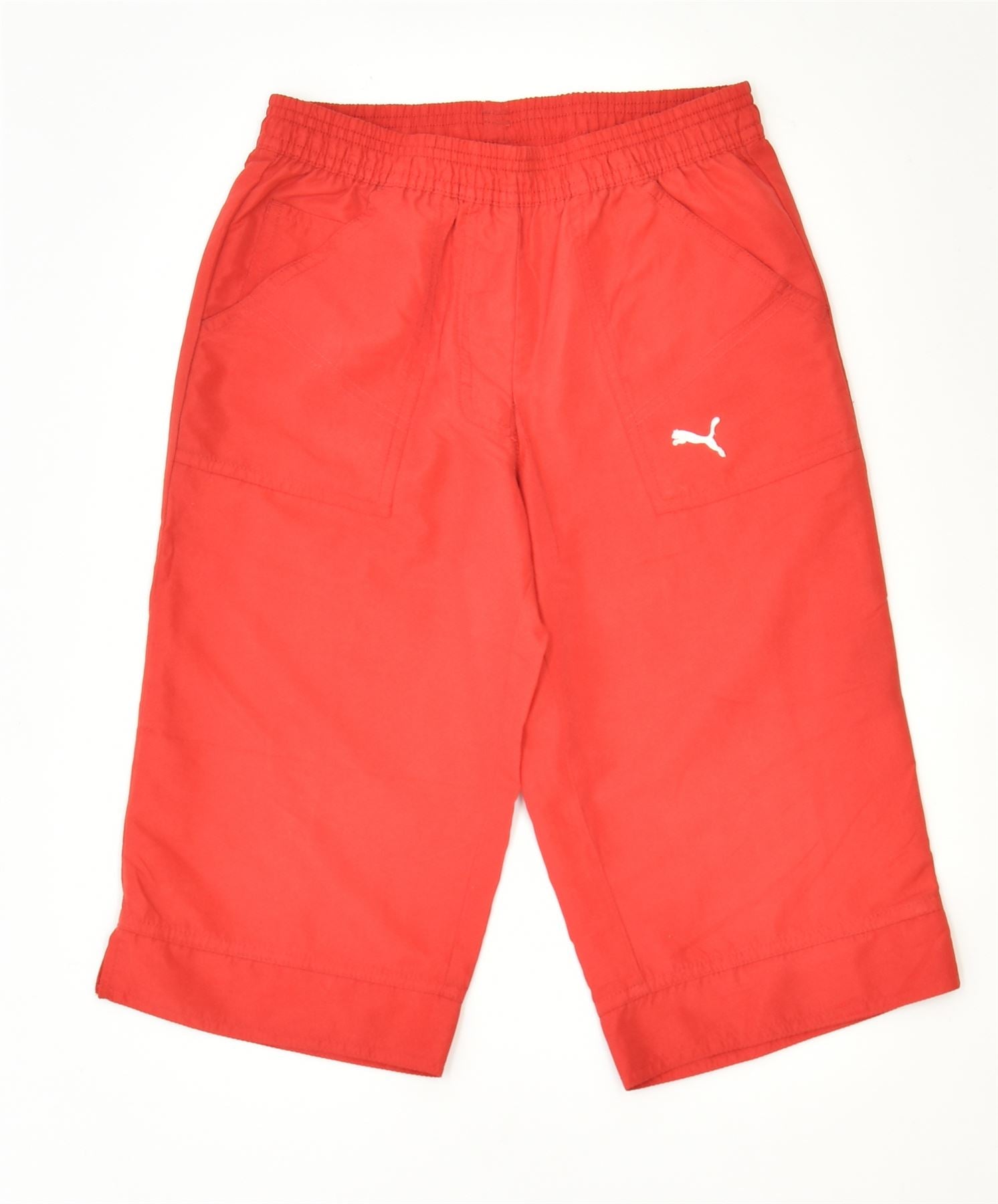 image of PUMA Boys Sport Shorts 9-10 Years Red Polyester Sports