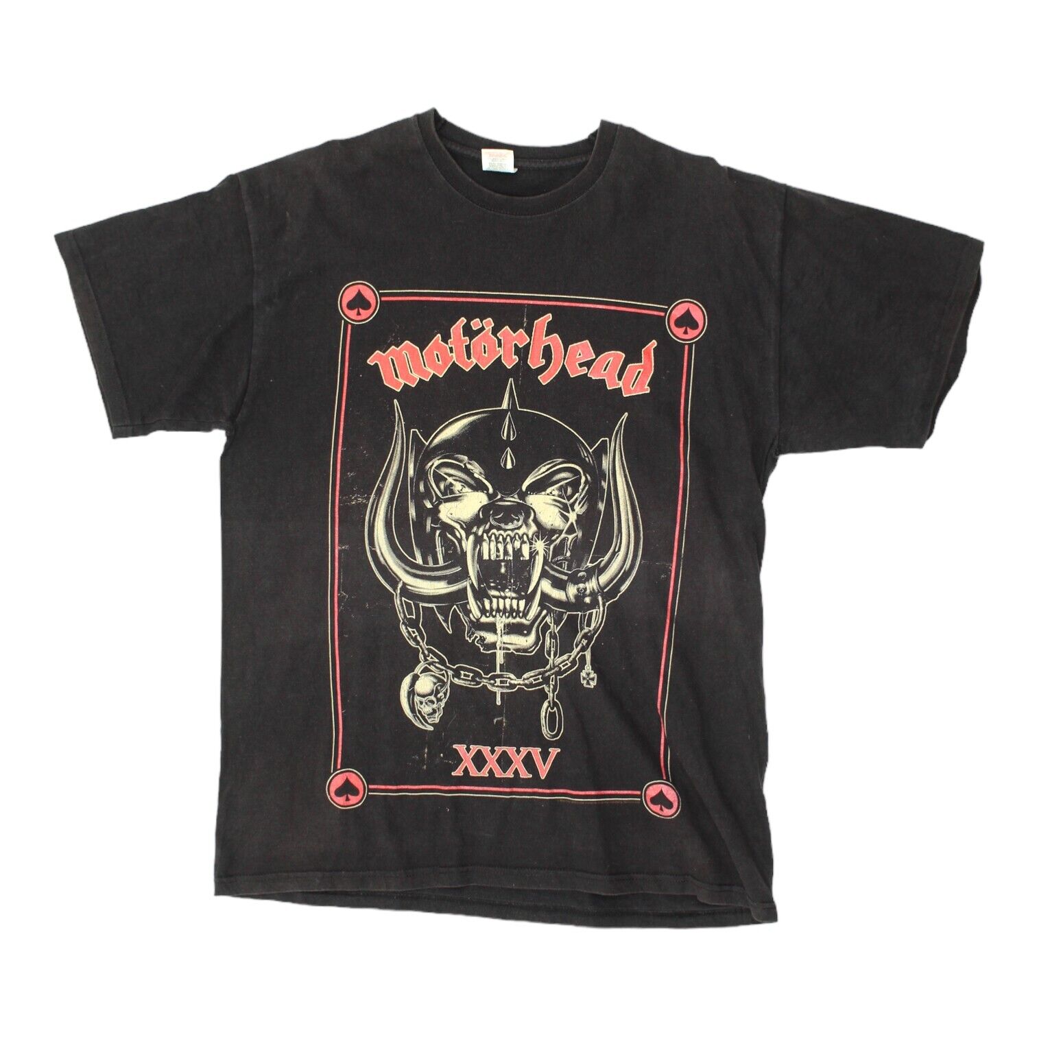 image of Motörhead XXXV Mens Black Tshirt | Rock Metal Music Band Tee VTG