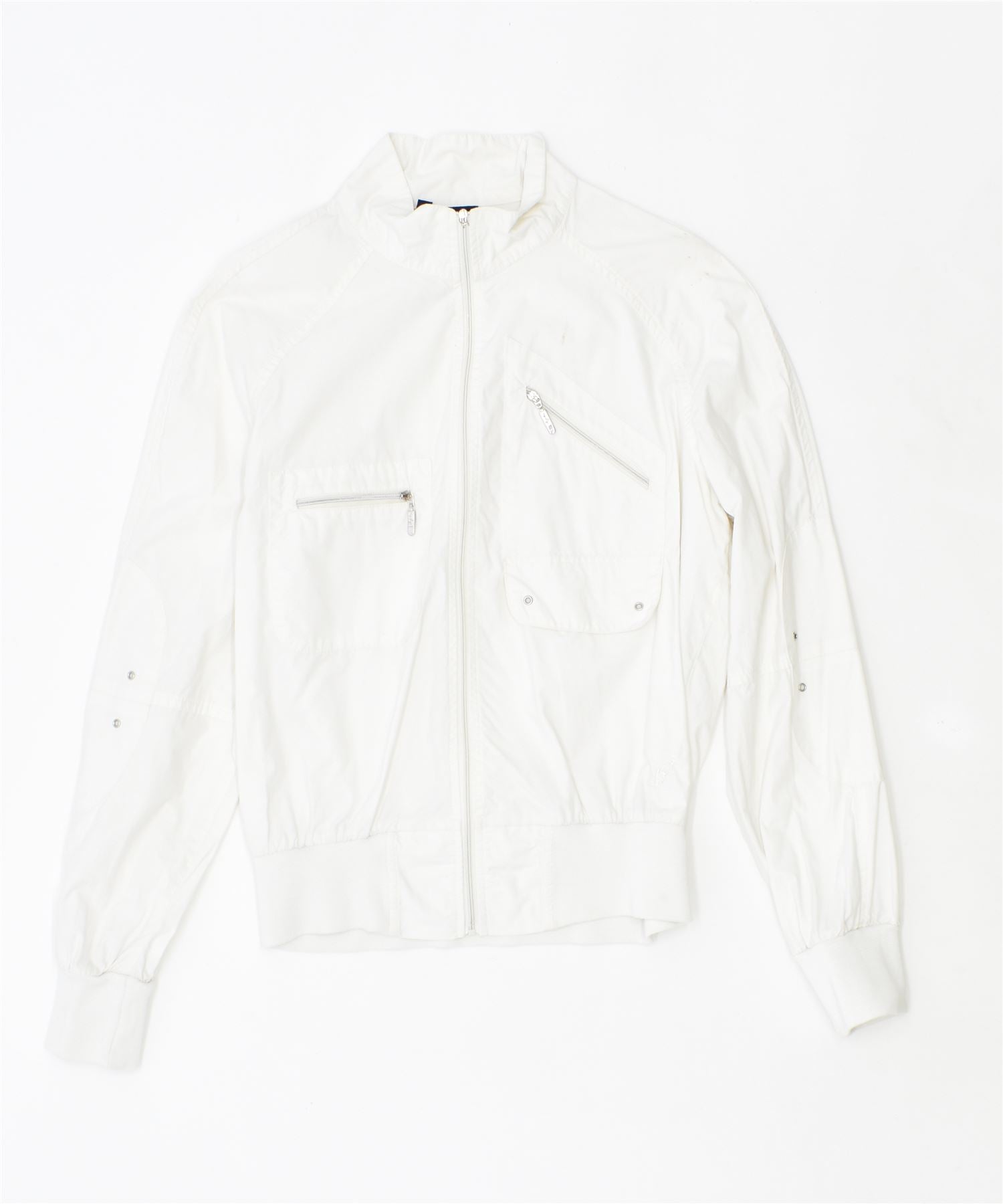 image of AUSTRALIAN L'ALPINA Womens Bomber Jacket IT 46 Large White