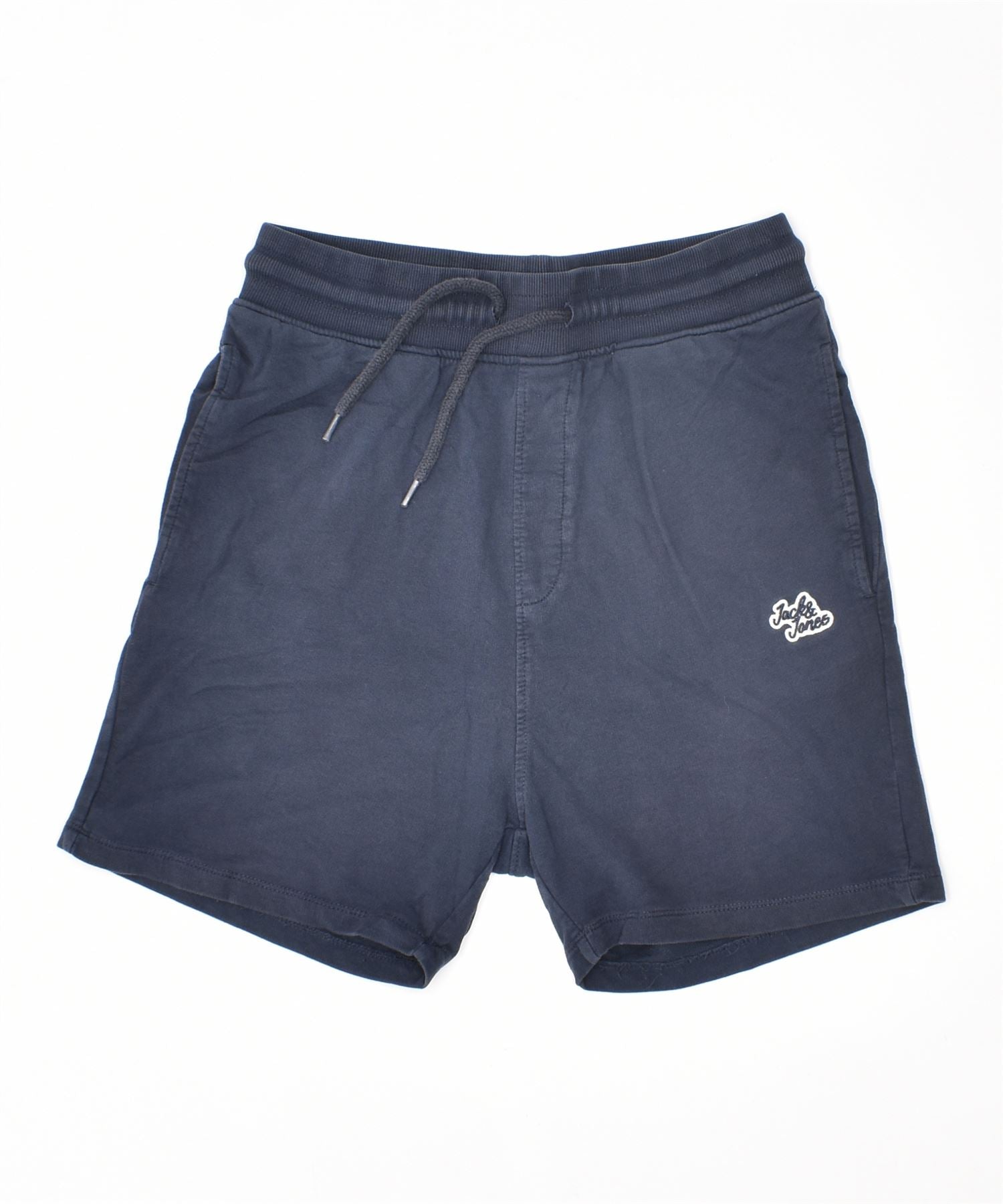 image of JACK & JONES Mens Sport Shorts Small Blue Cotton