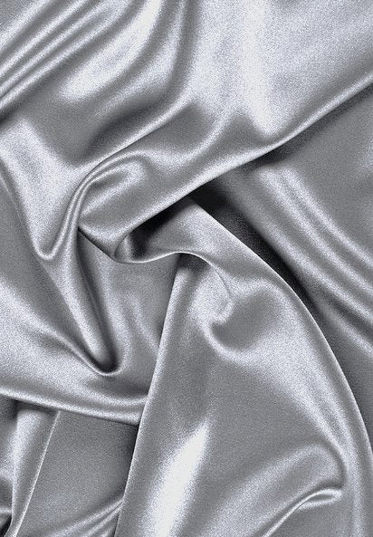 Stretch Satin Silver