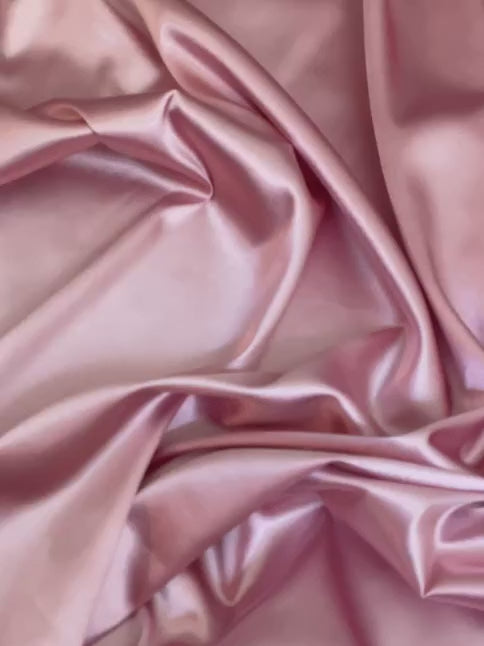 Blush Pink Silky Stretch Satin – KikiTextiles