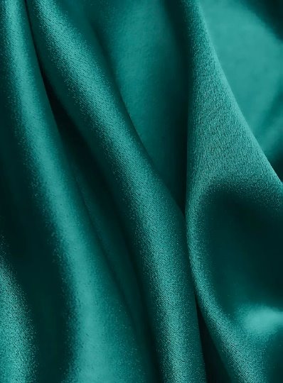 Deep Teal Silky Stretch Charmeuse Satin, Teal Blue Bridal Soft Silky  Fabric, Teal Stretch Satin, Teal Light Weight Stretch Silk for Dress -   Sweden