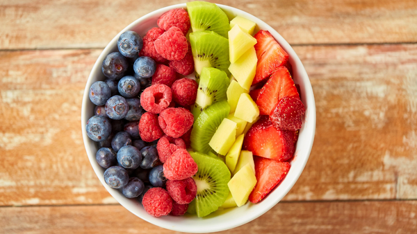 Bowl of fresh joint-friendly berries