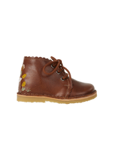 Petit Nord Wildflower Scallop Boot Low Boot Shoes Hazelnut 069
