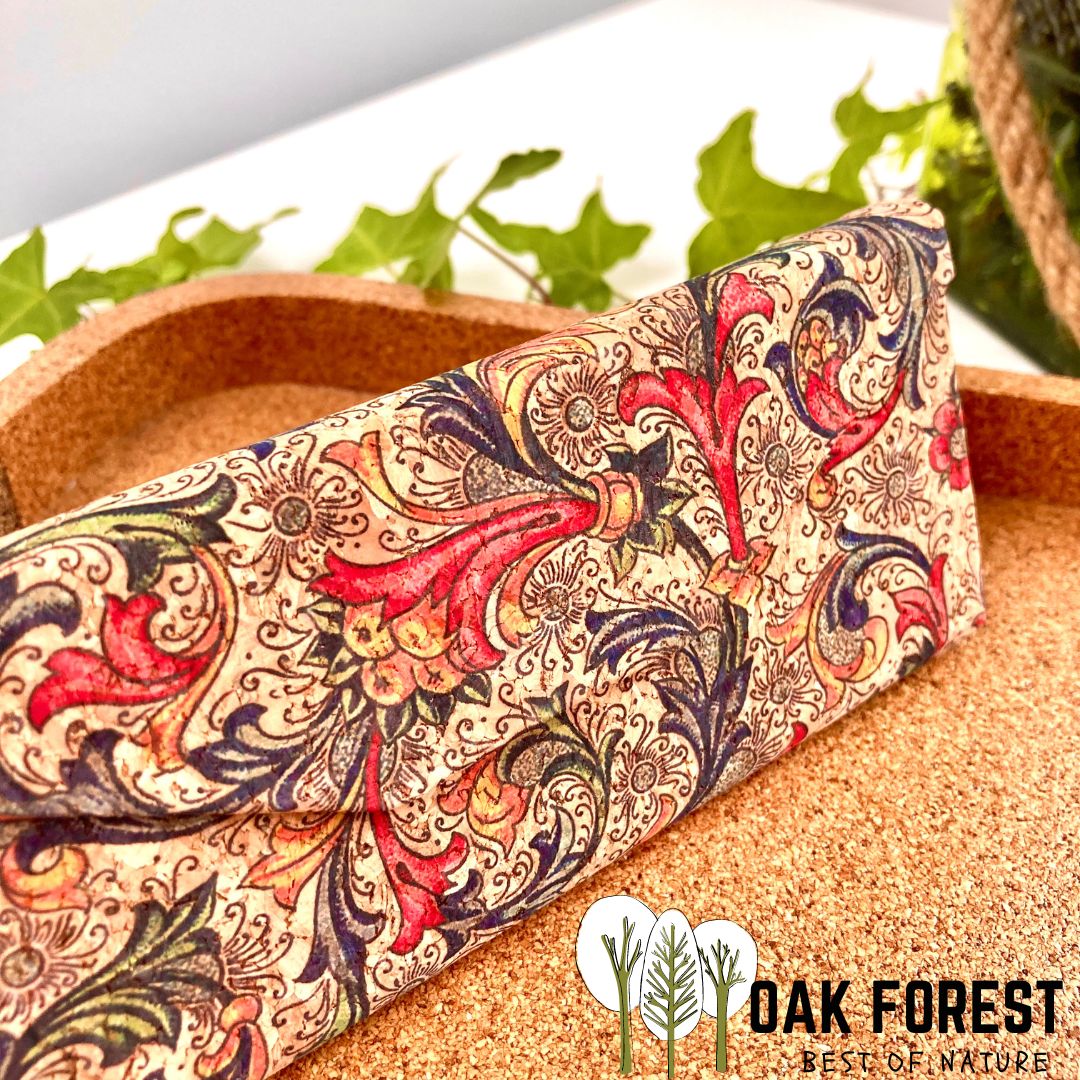 Etui à lunettes en liège artisanal Flower - Résistant & Ethique – Oak Forest