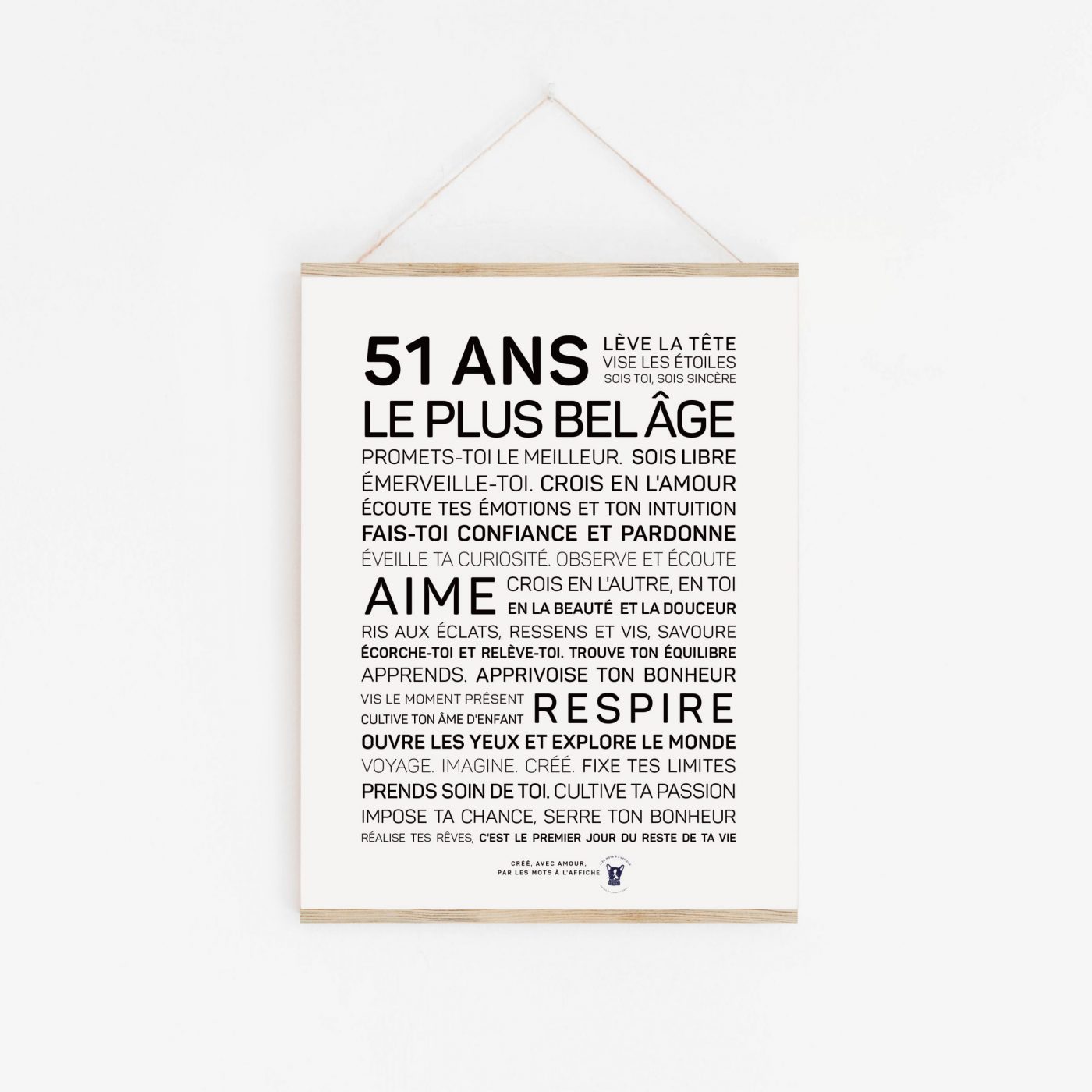 Affiche Enfant de janvier - Les mots à l'affiche