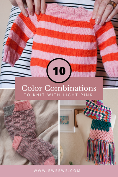 10 Inspiring Color Combinations for Knitting with Light Pink Yarn