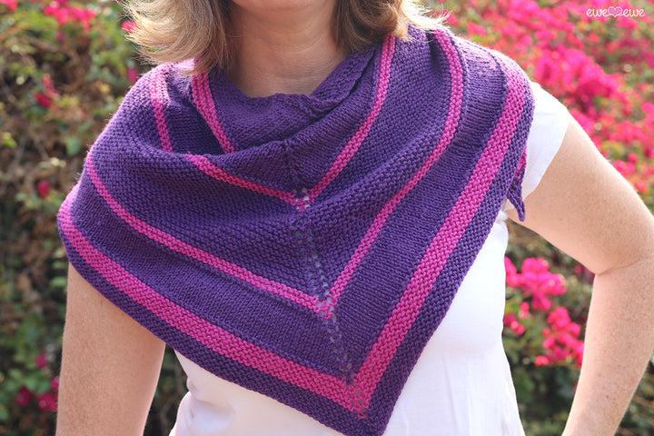 Easy Knitting FREE Shawl Pattern For Gradient Yarns – New England's Narrow  Road