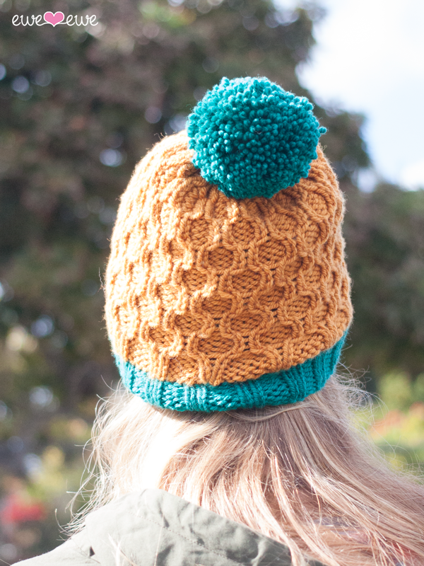 Roxana Reversible Beanie FREE Hat PDF Knitting Pattern – Ewe Ewe Yarns