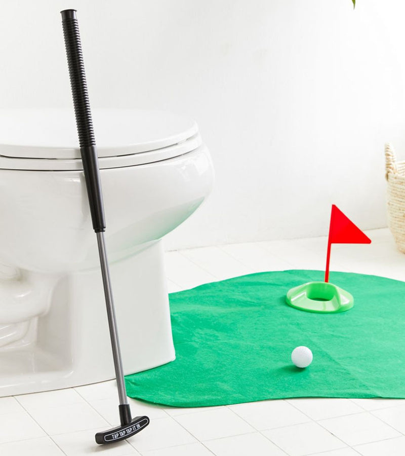 Mini golf toilette - Idées cadeaux - cadeau drôle homme