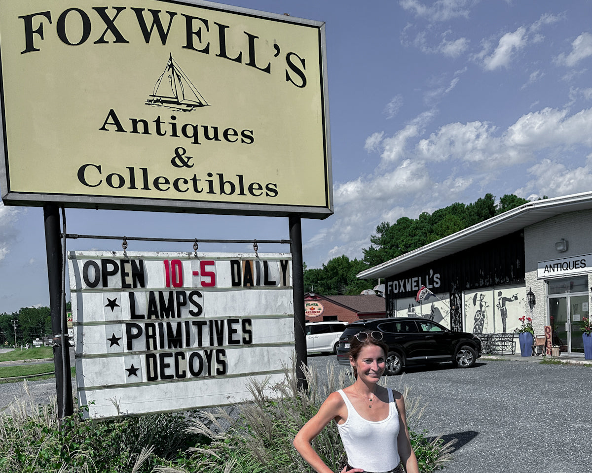 Shopping at Foxwells Antiques in Maryland