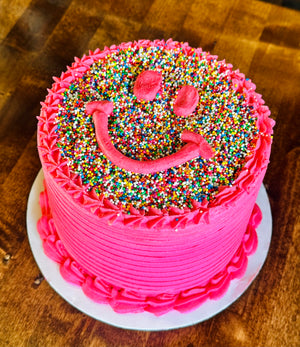 Smiley Face Cake - Klein's Bakery & Café