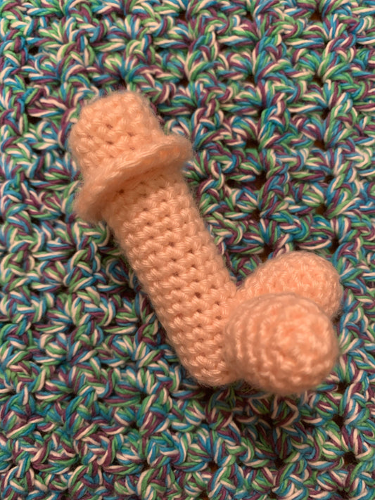 Penis Pan Handle Cover: Free Crochet Pattern