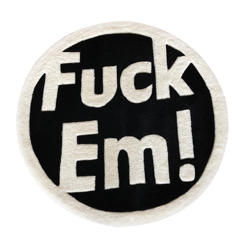 Supreme Fuck Em! Rug – TheHausHaus