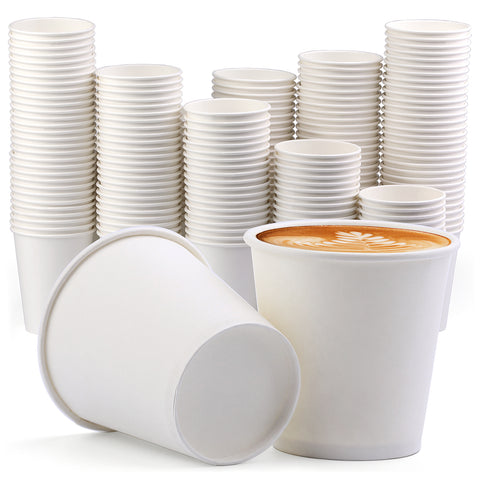 110 Pack] Paper Cups 8 Oz, Disposable Paper Coffee Cup Red – prgery