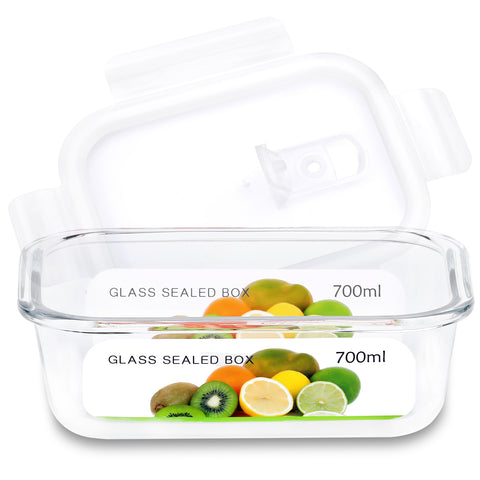 35.17Oz Glass Containers with Lids Glass Meal Prep Containers 3 Compar –  prgery