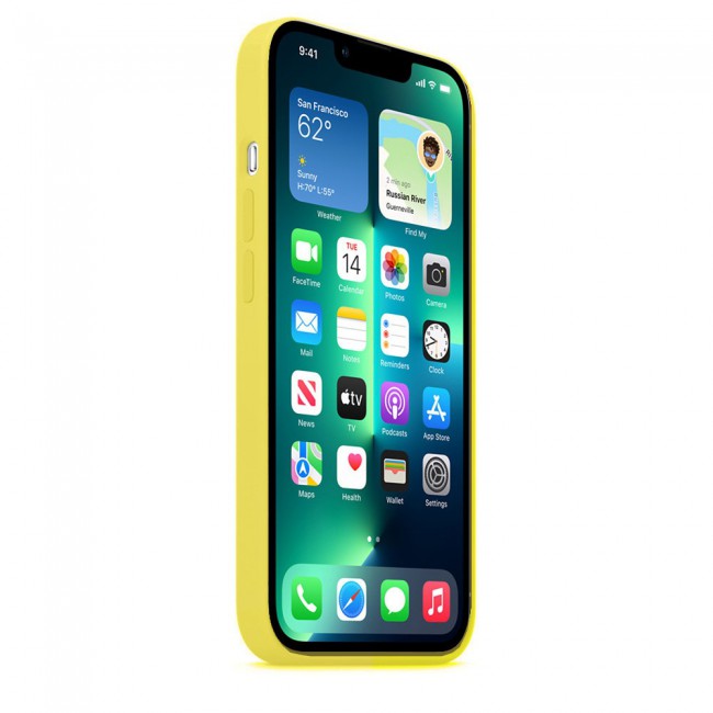 iPhone 13 Pro Silicone Case- Yellow – Meraki Vine